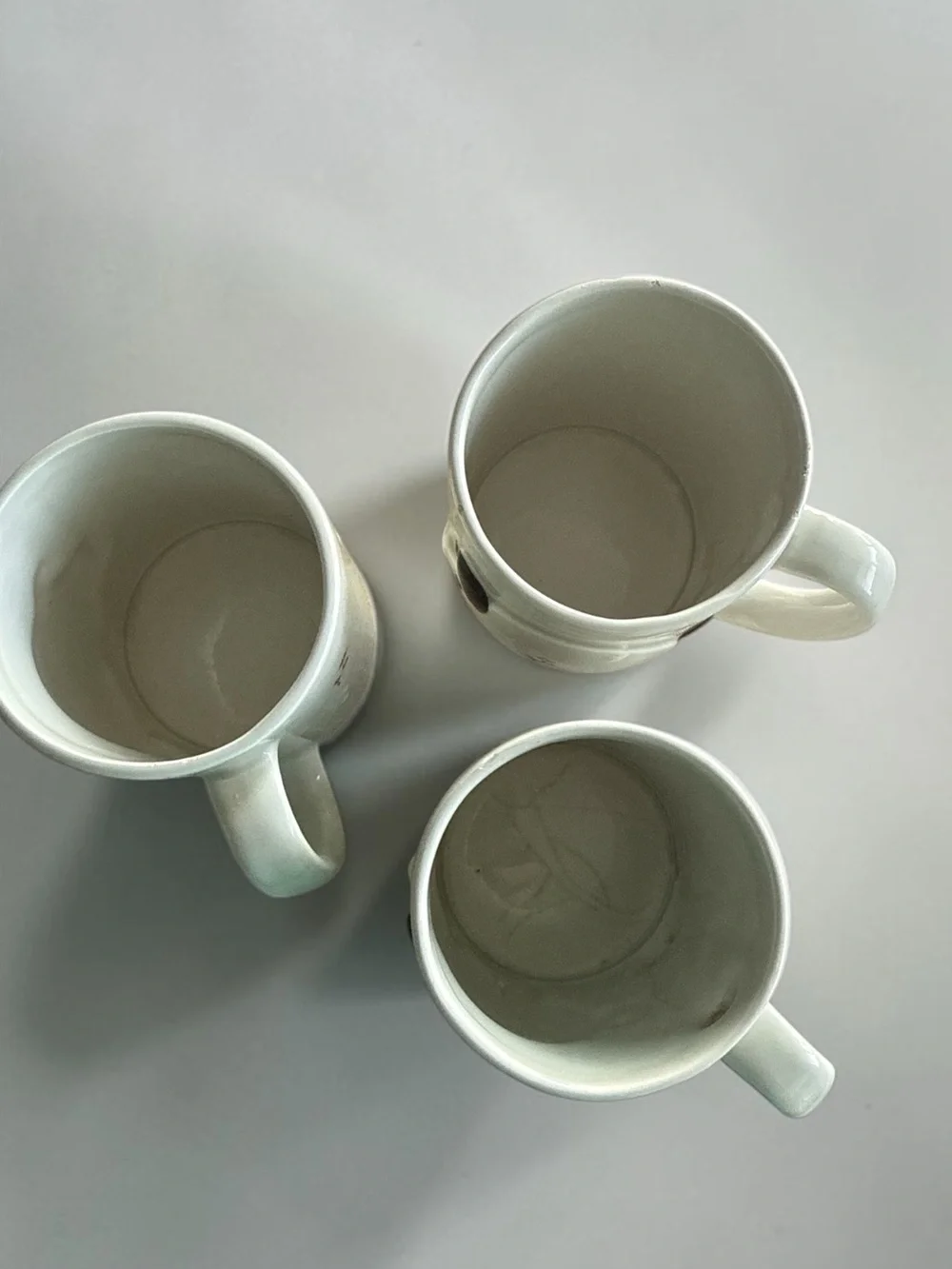 Vintage 70/80s Otagiri Cute Pig & Flower Porcelain Mugs White, Black & Pink
